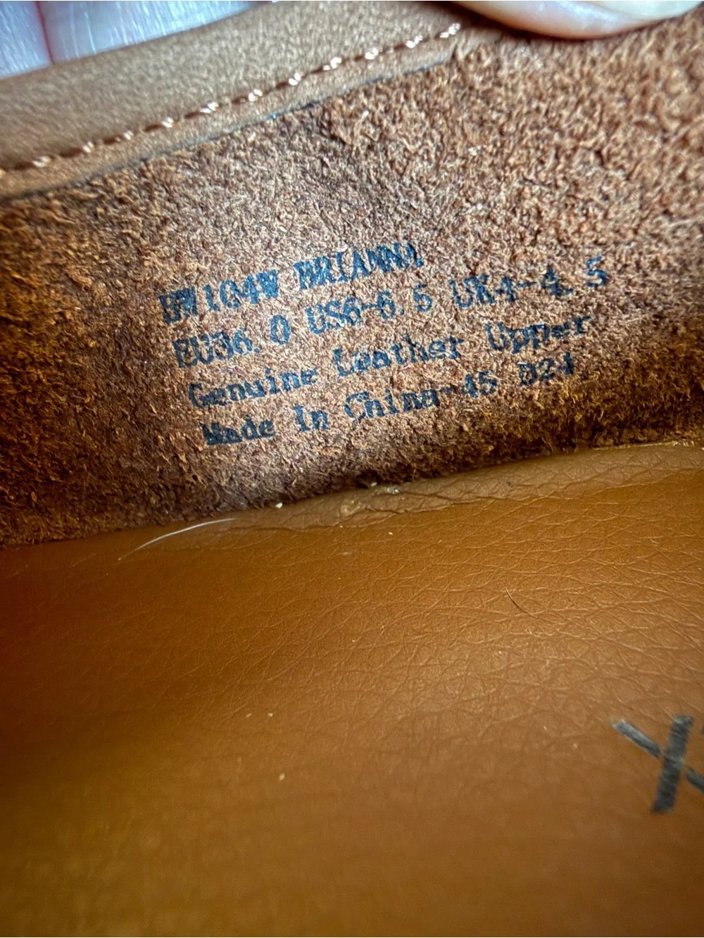 NWOT!  Aetrex Brianna brown suede ballet flat size 36